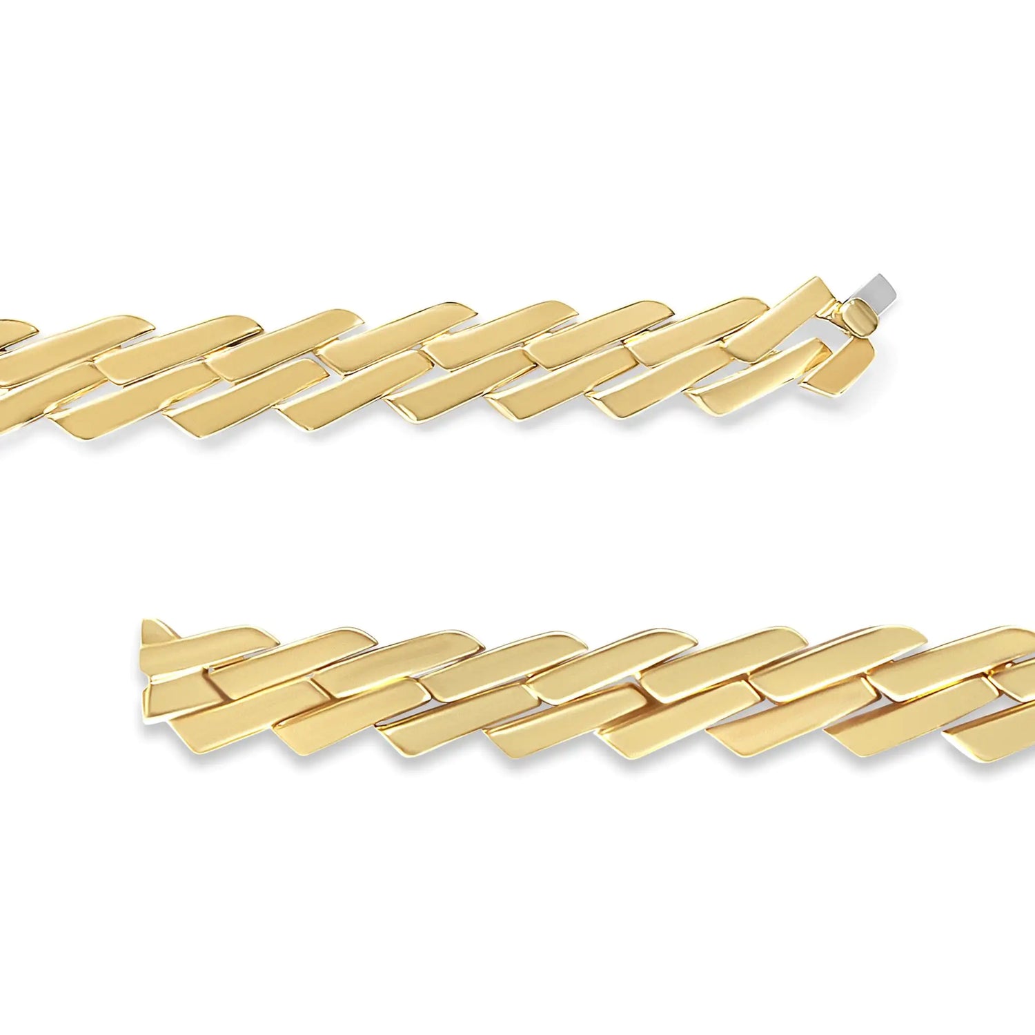 14k Yellow Gold 2 3/4 Cttw Pave Diamond Miami Cuban Curb Link Chain 16&quot; Necklace (H-I Color, SI1-SI2 Clarity)