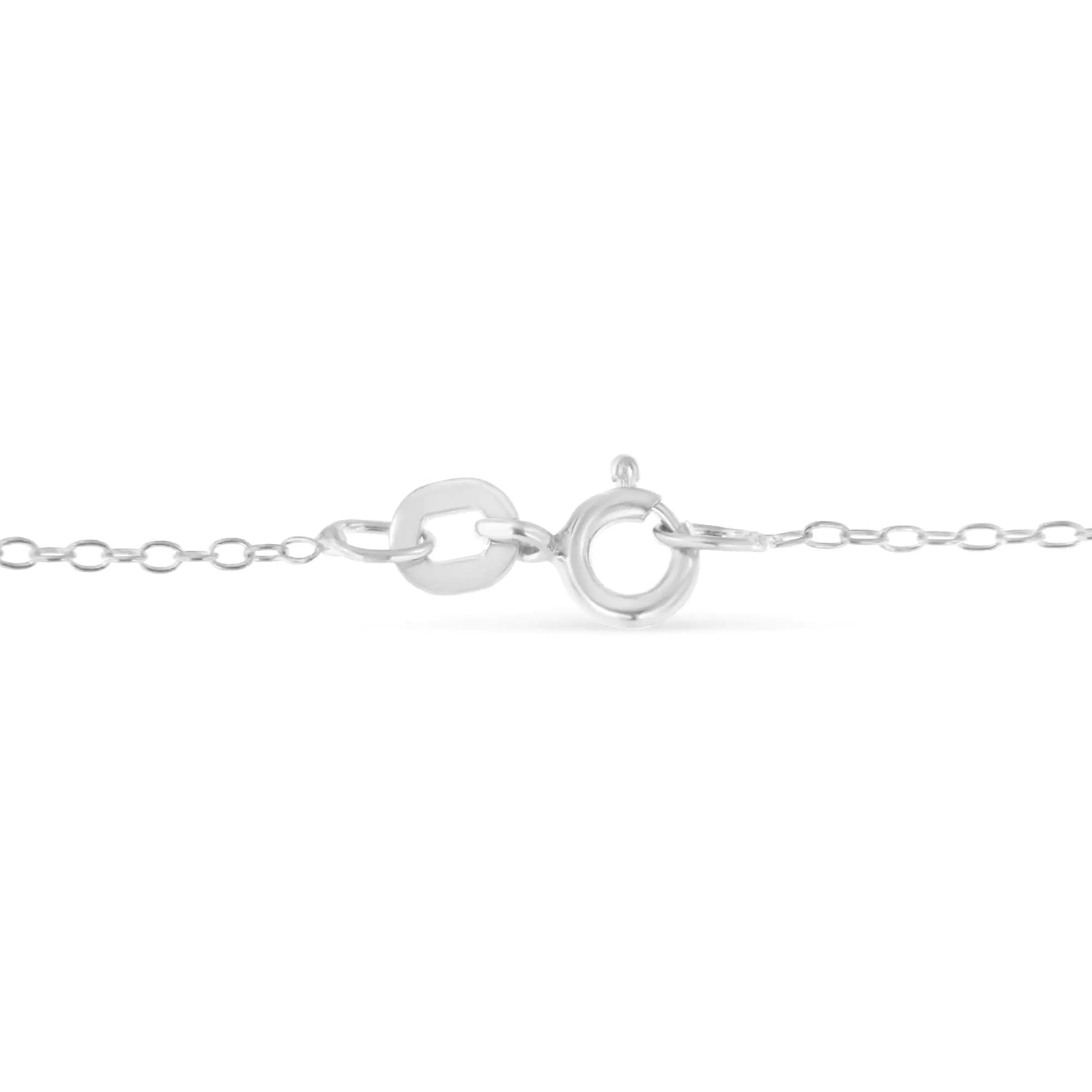 Sterling Silver Diamond Station Necklace (1/2 cttw, I-J Color, I1-I2 Clarity)